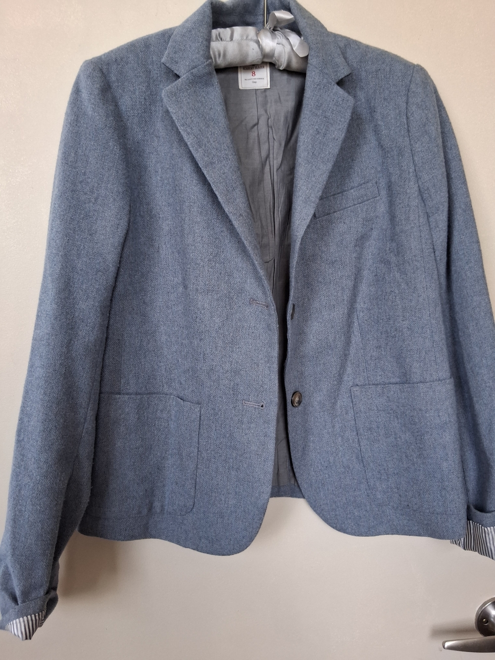 GAP "Prep School" Grey Women's Blazer - Classic Tailored Jacket